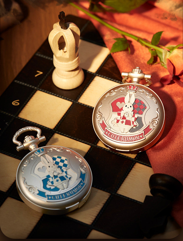 【中国直邮】 醉时光 怀表腮红 可爱物语奇镜茶会兔兔哑光修容R06天真童谣(BABY奶油粉)*1件