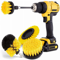 Factory direct sales electric drill brush in stock 5-piece tool brush cross-border seam brush electric cleaning brush small brush to remove dust