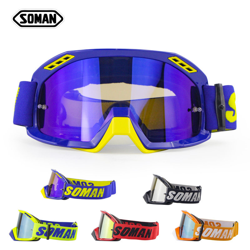 Speed ​​Maitong Soman anti-fog off-road goggles riding downhill anti-glare wind-proof dust-proof eye protection sunglasses SM15