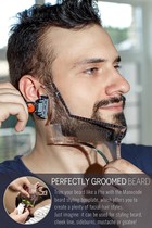 Outil de mise en forme de roue à barbe modèle de moule de coupe de barbe dispositif de type REBE45 peigne de soins pour hommes favoris et barbe