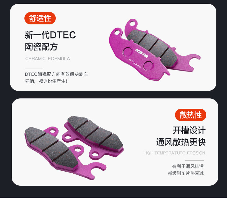XATA ceramic brake pads are suitable for Southern Dream Larisa Flying 150 disc brake pads modified accessories