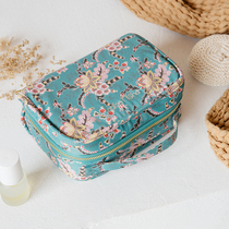 France Louise Misha Wash Bag Waterproof large capacity Contained Tourist Hand Makeup Bag Crushed Flowers