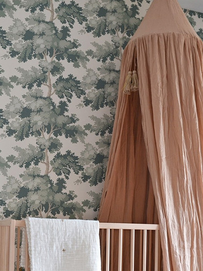 Danish konges slojd crib bed curtain ceiling mosquito net lemon cherry light-proof bed curtain children's room ins