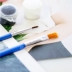 玥 Tự làm khuôn thạch cao màu sắc đặc biệt sơn acrylic môi trường mười hai màu cộng với hai bàn chải - Tự làm khuôn nướng khuôn oval Tự làm khuôn nướng
