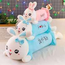 Rabbit Plush Toy Pillow Large Long Strip Sleeping Clip Leg Holding Bed Pillow Girls Doll Can Be Removed and Washed