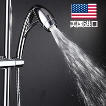 Bath air turbocharged shower nozzle full set of anti-clogging detachable waterfall American sprinkler head