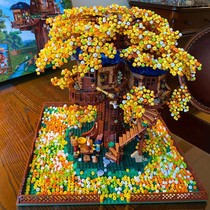 Lego Tree House Cherry Blossom MOC Adult High Difficulty Assembling Girl Series Huge bouquet building blocks Toys 21318