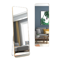 German full-length mirror home floor-standing design light luxury style dressing mirror bedroom wall-mounted fitting mirror