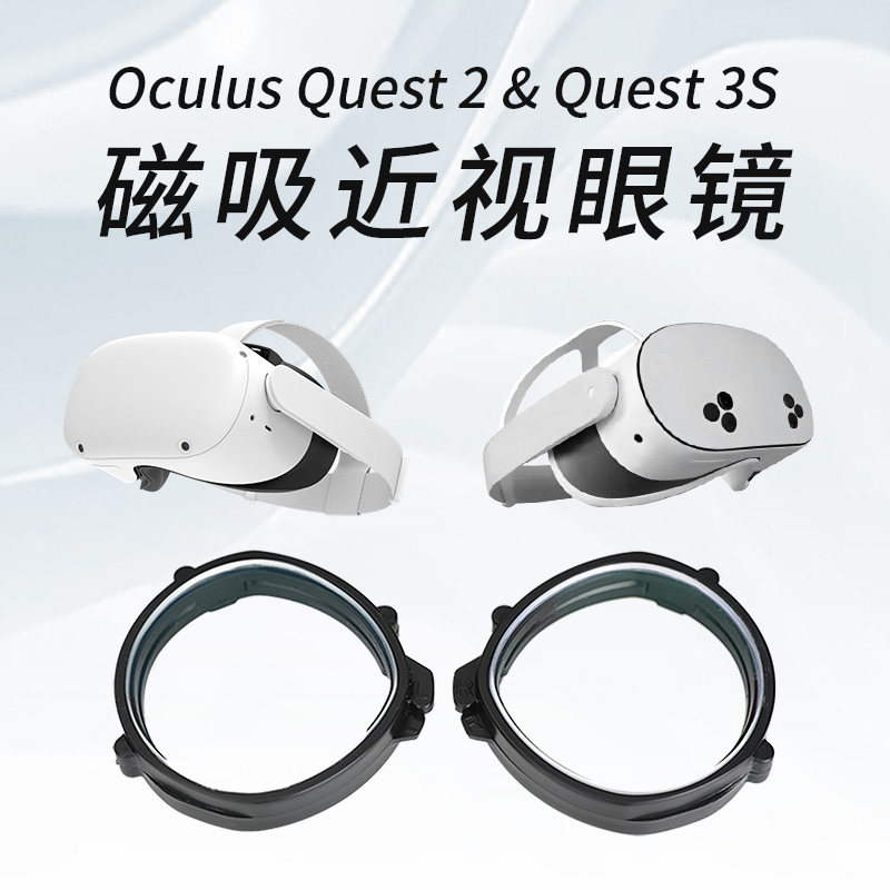 Meta quest 3s prescription glasses with anti-blue light lenses and