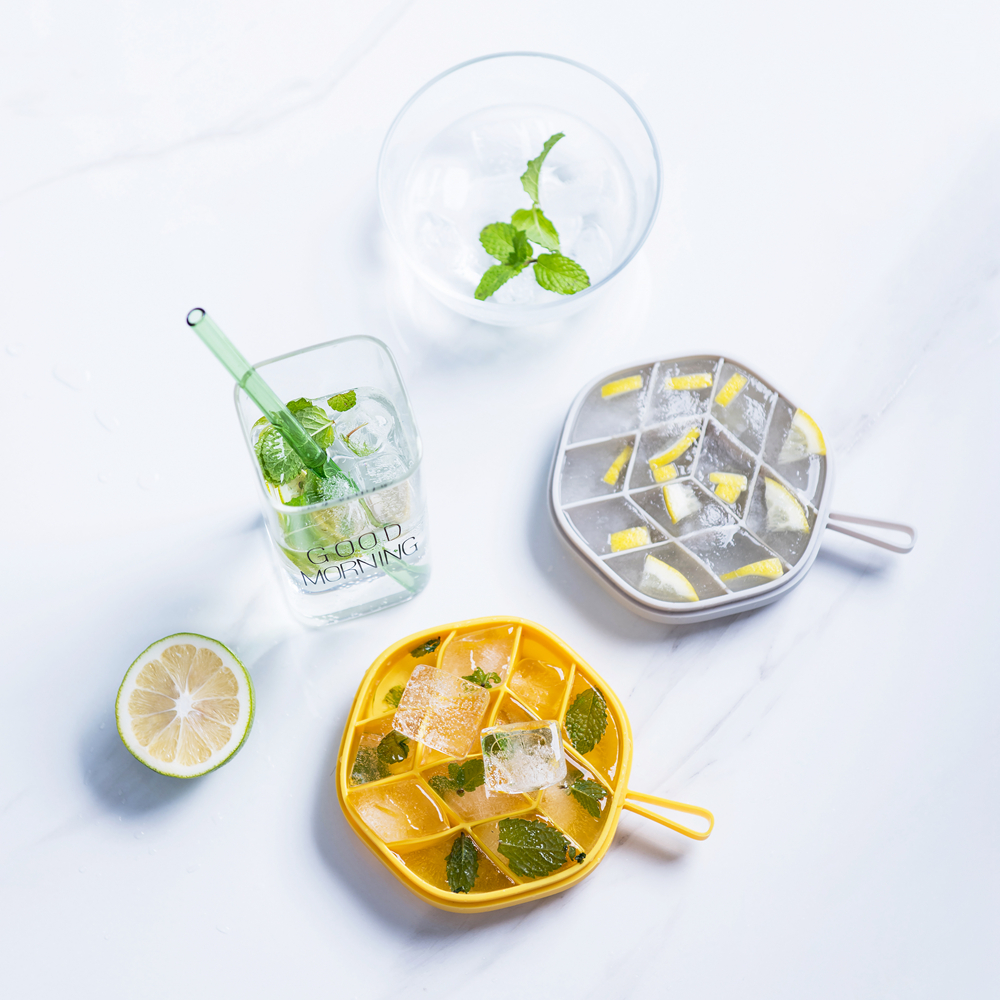 Ice cube mold refrigerator ice maker homemade ice box ice cube box household frozen non-staple food ice box silicone ice tray