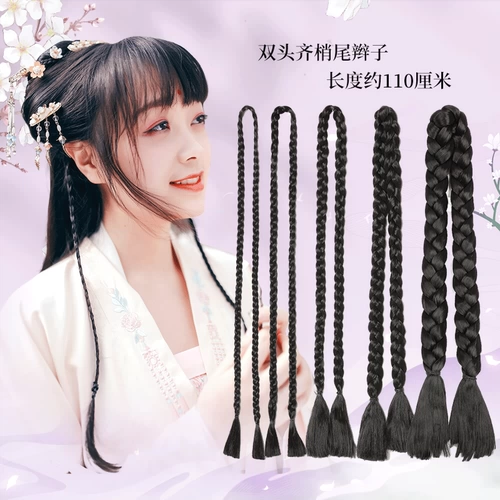 Танцующий парик с косичкой для невесты