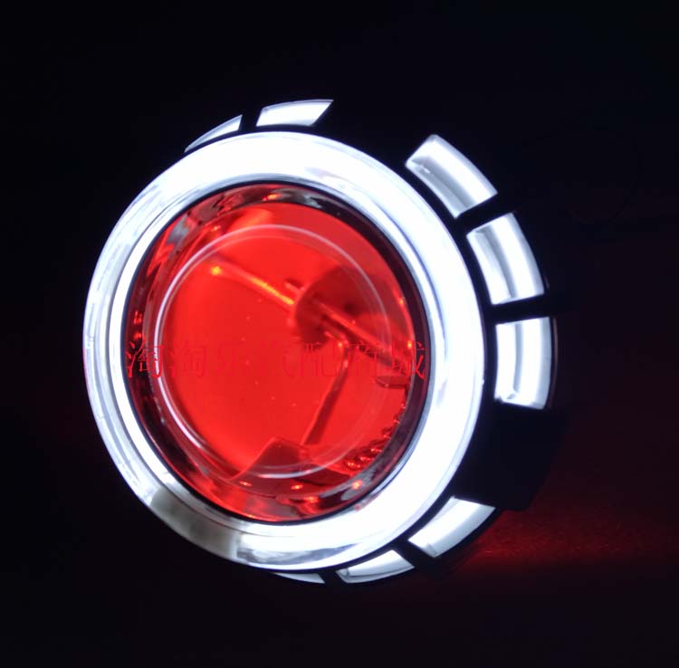 Lắp ráp đèn pha GSX250R Xe thể thao GSX250 sửa đổi ống kính Q5 mắt thiên thần - Đèn HID xe máy đèn pha xe vision