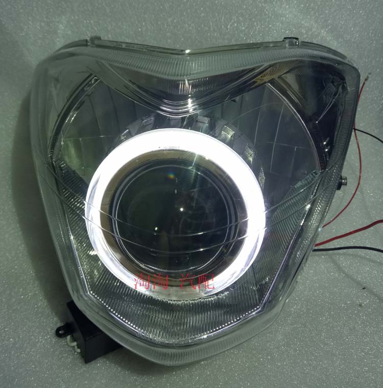 SYM Sanyang đầu máy XS175T / ST175 đèn pha xenon đèn đôi ống kính thiên thần lắp ráp xe máy - Đèn HID xe máy đèn pha xe máy led