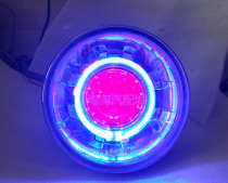  Yamaha Tianjian EN125 round lamp headlight assembly modified xenon lamp dual light lens Angel eye devil eye sea 5