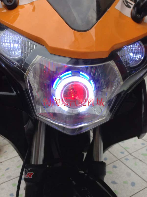 Phụ tùng sửa đổi xe máy CBR150R YCR sửa đổi ống kính đôi ánh sáng - Đèn HID xe máy