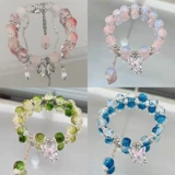 Браслеты-бабочки для девочек, студенческий праздник, красивые браслеты, дети, лучшие друзья, дружба, сказочный дух, два, три, четыре, браслеты