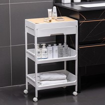 Beauty cart Small cart Beauty House Special shelve with drawer Multi-functional mealweave embroidered tool cabinet accommodating car
