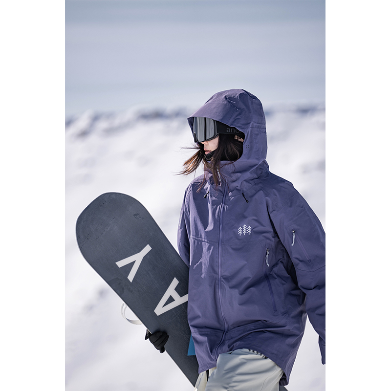 awka ski suit women's 2023 new veneers waterproof high-end professional 3L small crowdsourced American coat blouse winter-Taobao