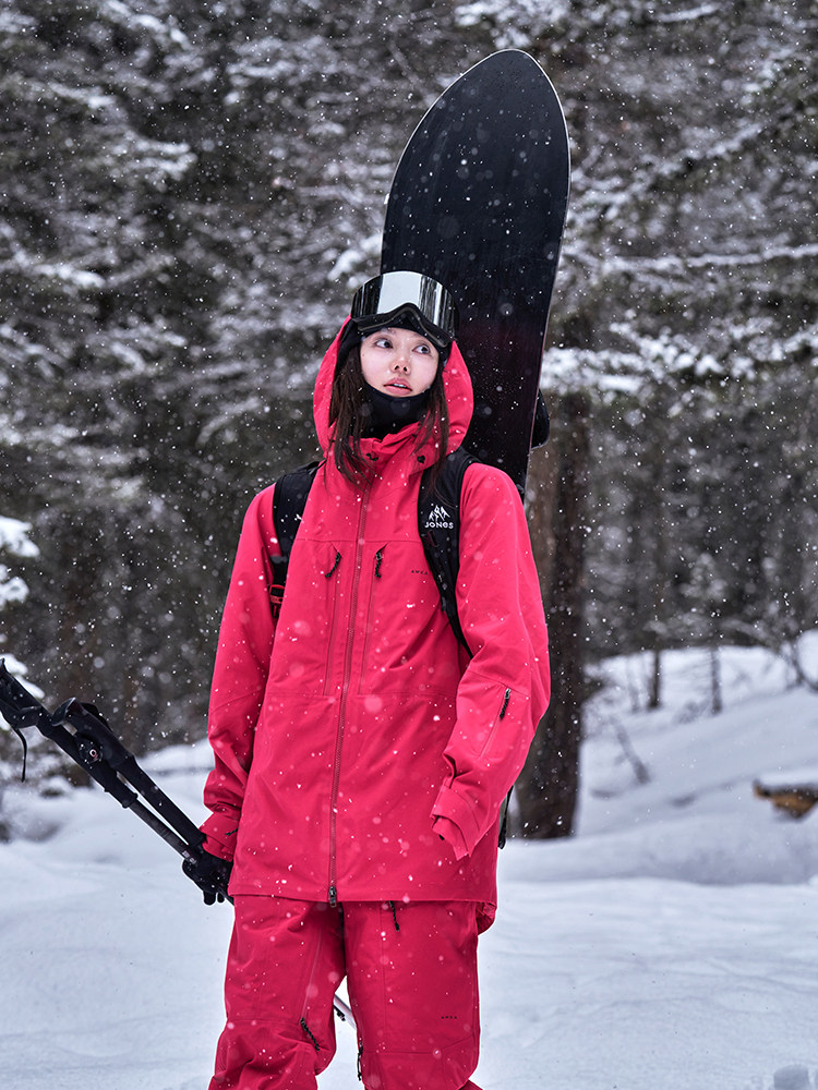 Awka Snowboarding Jacket for Women and Men 20245 Model Warm, Cold-Proof, Waterproof, Windproof Professional 3L Jacket Top
