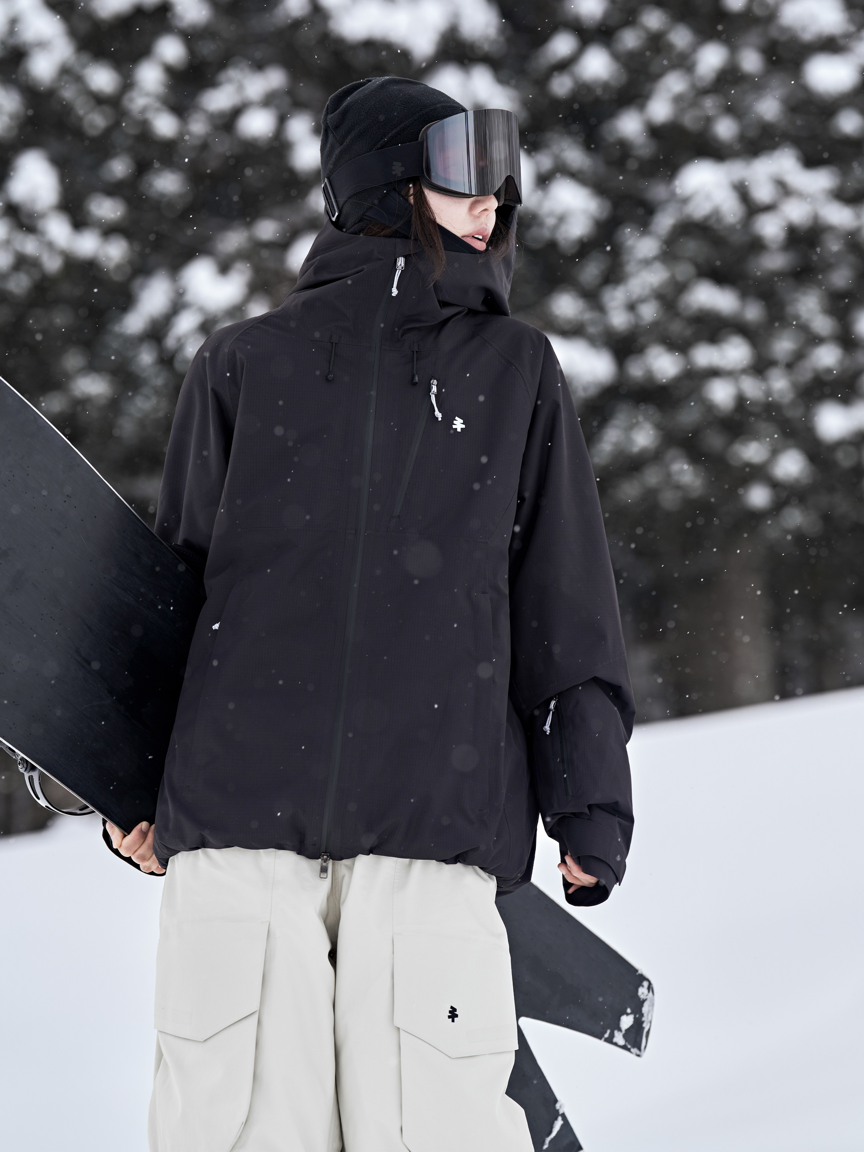 Awka Padded Ski Jacket for Women and Men 2025 New Snowboard Jacket Coat Professional Waterproof and Cold-Proof Clothing