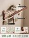 Vintage-Style Towel Rack for Bathroom, No-Drill Storage Rack for Bathroom and Toilet, Space Aluminum Towel Rack, Towel Drying Rod