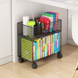 Storage Box under the Desk with Wheels, Mobile Book Box for Storing Books, Storage Cart for High School Students' Classroom Use
