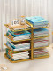 Subject Classification Storage Rack Desk Organizer Student Bookshelf Layered Rack Simple Desktop Corner Bookshelf Book Stand Book Storage Rack Reading Rack Office Desk File Organizer A4 Document Organizer