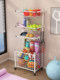 Basketball Storage Rack, Home Sports and Fitness Equipment Storage Rack, Ball Rack, Badminton Racket Storage, Yoga Mat Storage Basket