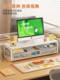 Desktop computer elevated monitor screen office desk storage rack station storage organization bracket drawer base