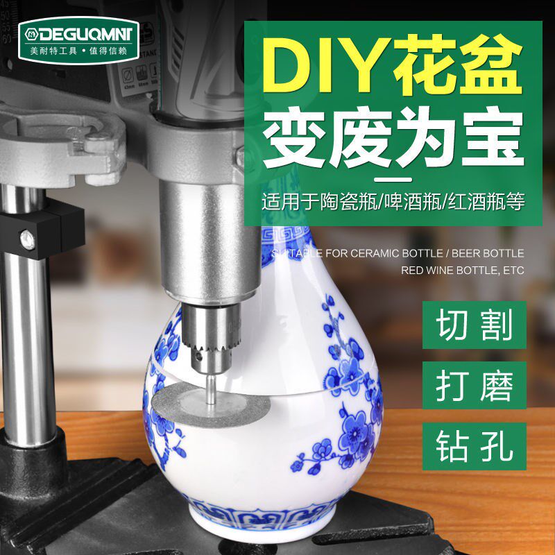 Wine bottle cutting tool wine bottle cutting machine tile polishing electromechanical mill with high power engraving punching small