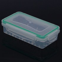 Buckle type battery box waterproof storage box portable battery storage box can hold 2 sections 18650 4 sections 16340