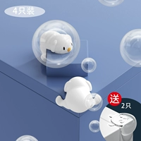 Толстые милые домашние животные (белые 4 в белом) +2 модели панды (всего 6)