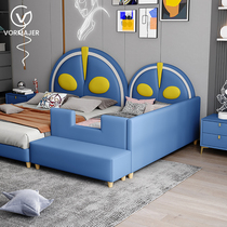 Ottman Childrens Bed Speculation Bed Boy Soliwood Single Bed Creative Cartoon Baby Kitchen Cot