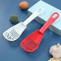 Accessoires de cuisine Drain Spoon Spoon bébé Kitchen Cuisine Spoon Multifunction Press Clay Home Rice Spoon Grinding Cuisine