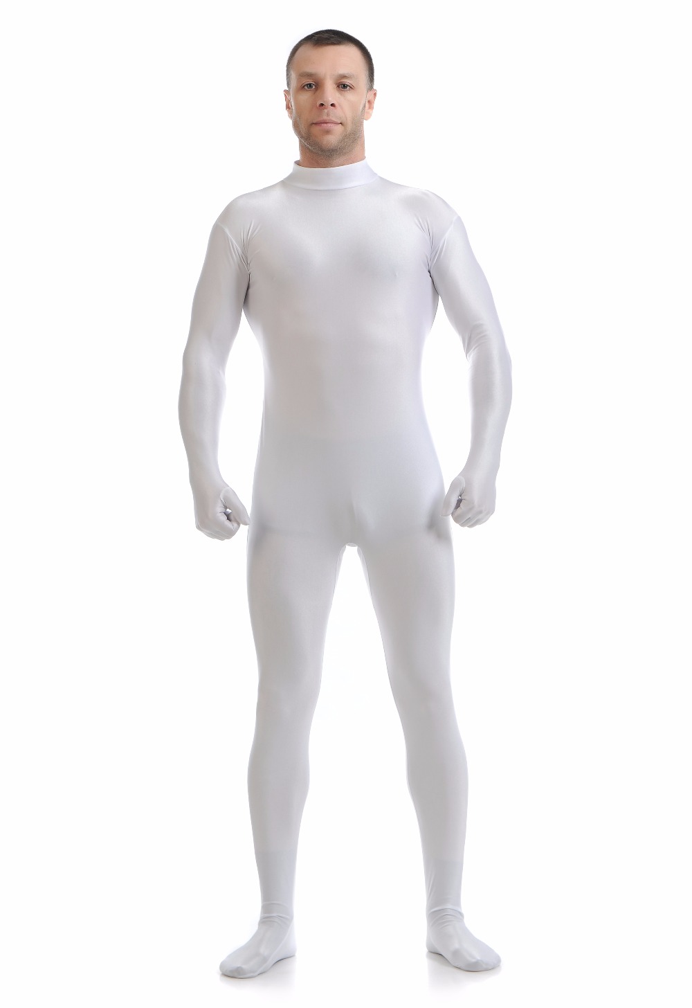 Nylon Black Zentai Suit mens Full Body Zentai Bodysuits Adul
