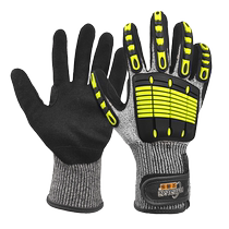 TPR anti-collision gloves are anti-cut anti-shock anti-smash rescue anti-extrusion motorcycle riding motorcycle machine repair anti-skid and wear-resistant