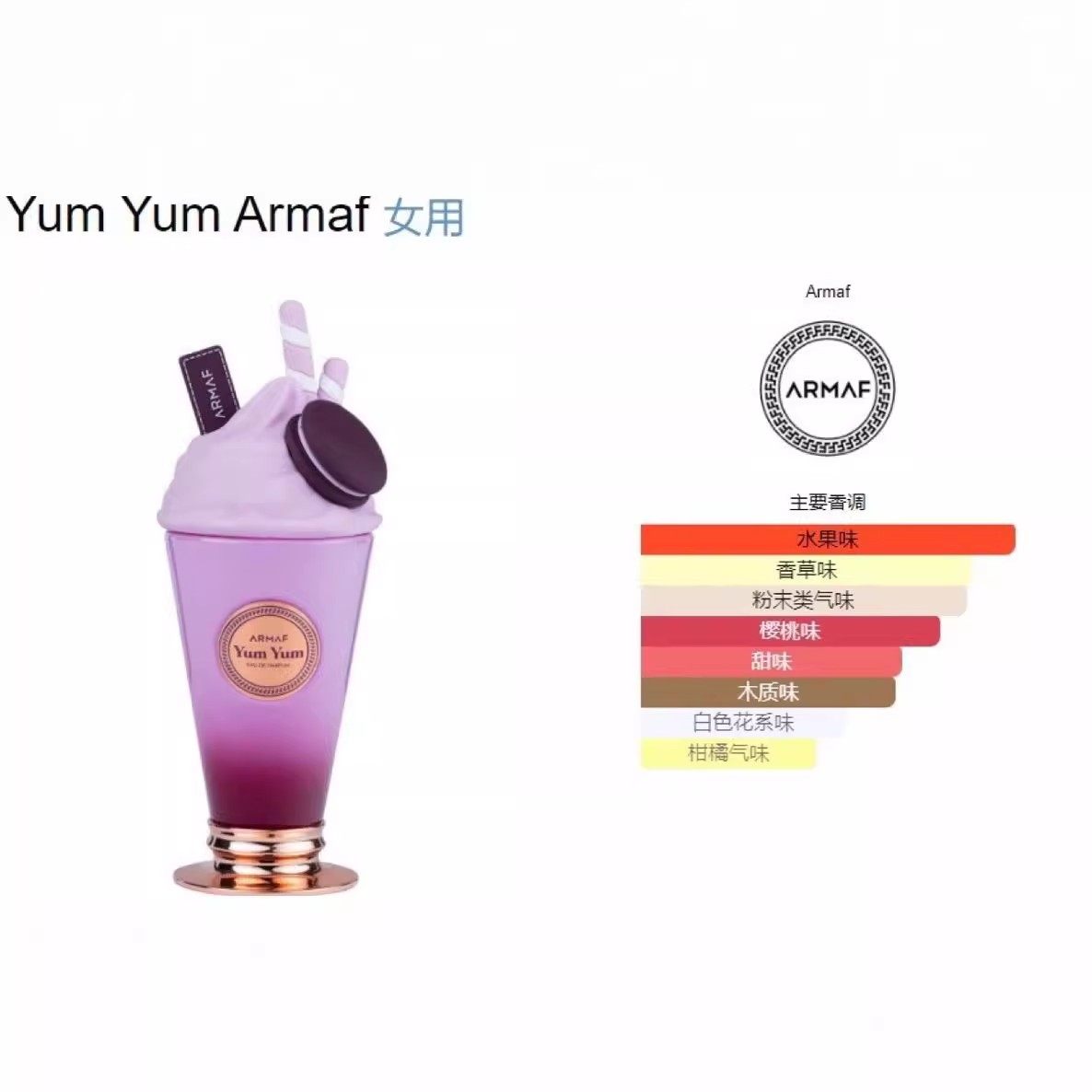 赛博甜心登场！Armaf Yum Yum香草樱桃脂粉香水，甜到心跳漏拍的夏日