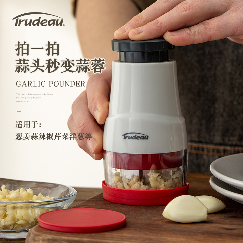 Canadian trudeau garlic press pat knife garlic crusher stainless steel garlic beater garlic press garlic press
