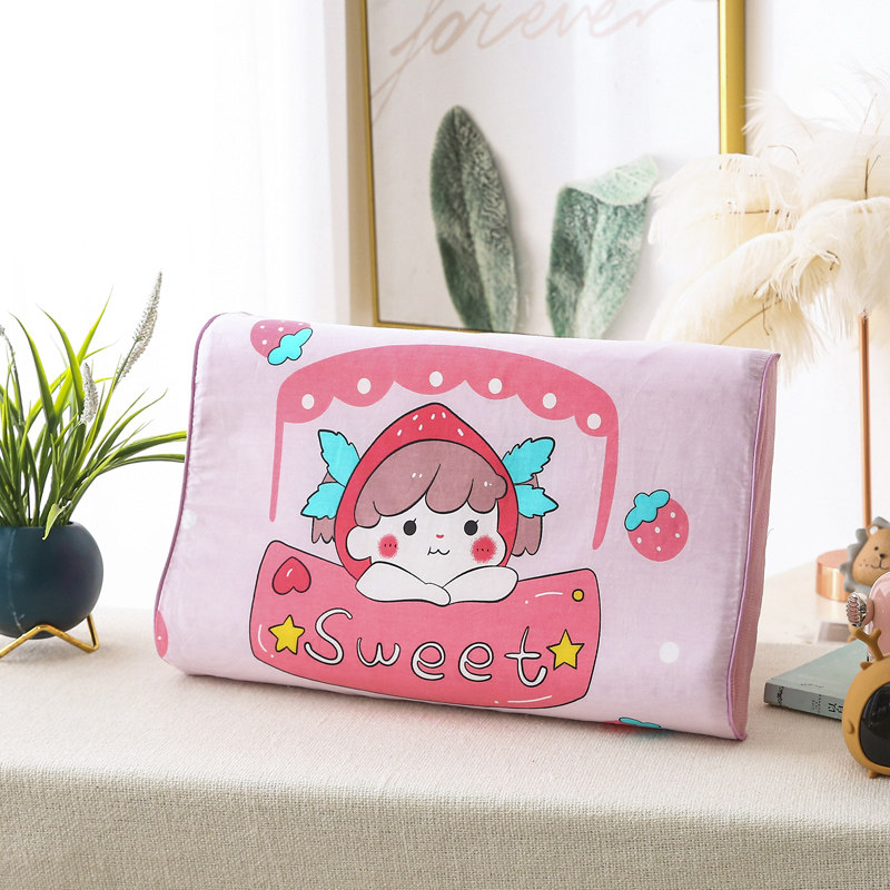 Children's latex pillow baby 2-3-6-7 - 10 years old children four seasons of general primary school kindergarten special