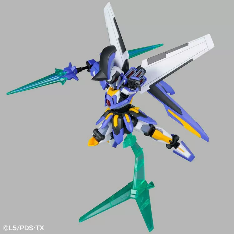 Собранная модель Bandai LBX HF бомбовый бойец Odin деформируемый скелет версия