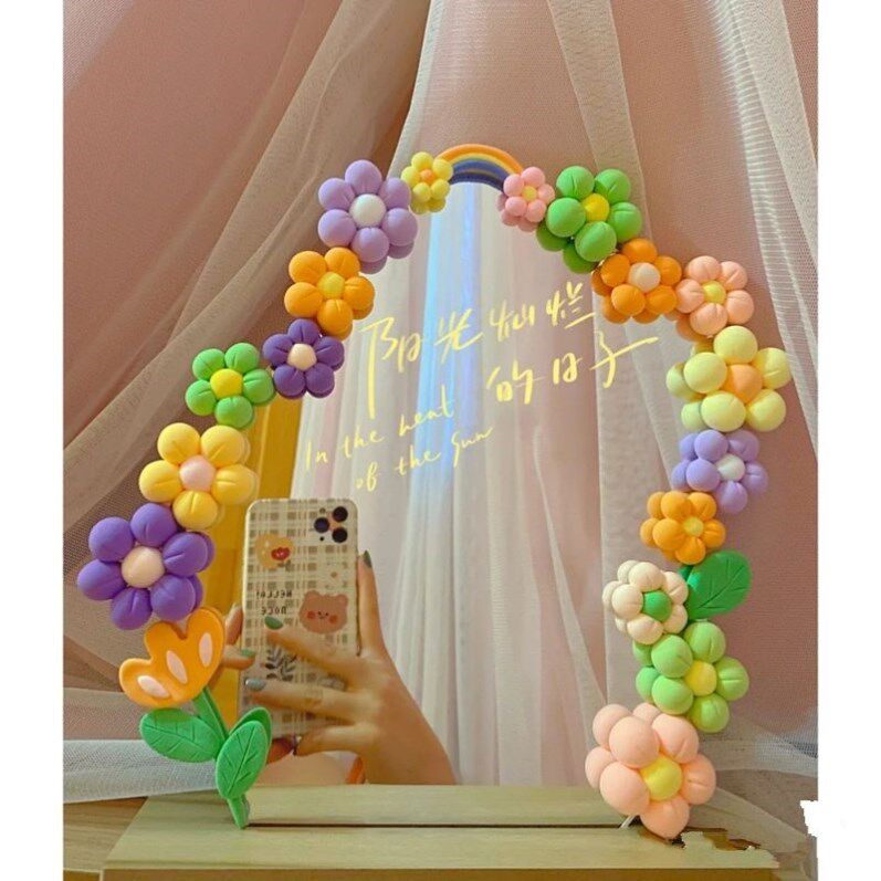 Mirror diy Reformed Mirror Edge Decorated Full-body Mirror Mirror Mirror Mirror Bound Mirror Box Bearing Ultra-light Clay