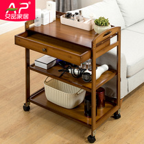 Kitchen rack removable floor-to-ceiling bedroom multi-layer storage vegetable rack beauty salon storage trolley