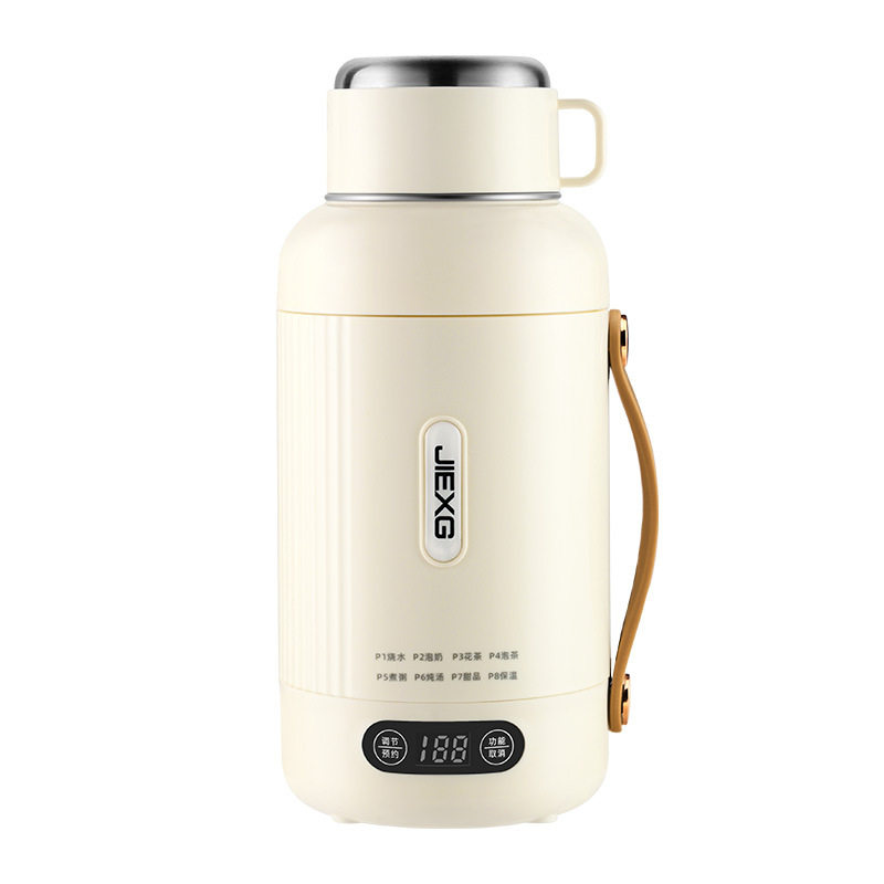 German Jiexg Electric Kettle for Home Use, Large Capacity Stewing Cup, Portable Water Boiling Device, Insulated Kettle