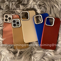 Anery Inscription Pure Color Frosted Brief for iPhone13pro max Apple 11 phone shell xr xsmax 8plus anti-fall iphone12 silicon