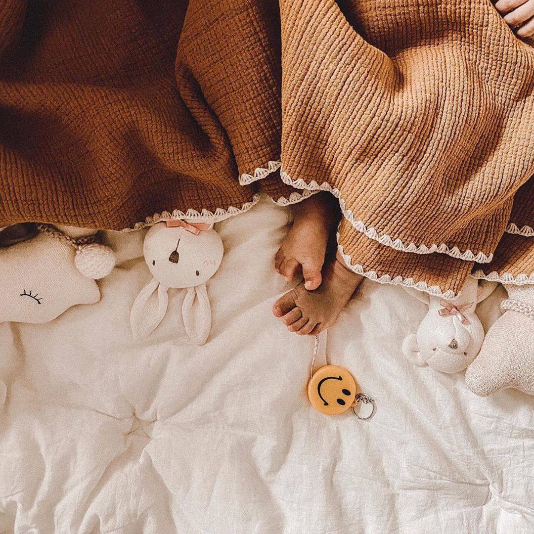 Malolotte Korea Imported Baby Gauze Small Blanket Summer Baby Clear and thin Pure Color Lace Cover Blanket