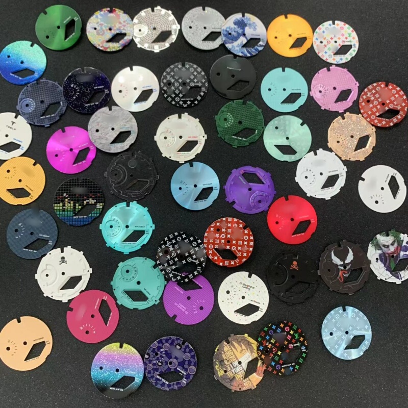 Compatible with Casio Ga2100 Metal Dial Face, Modified and Customized Parts, Finished Product