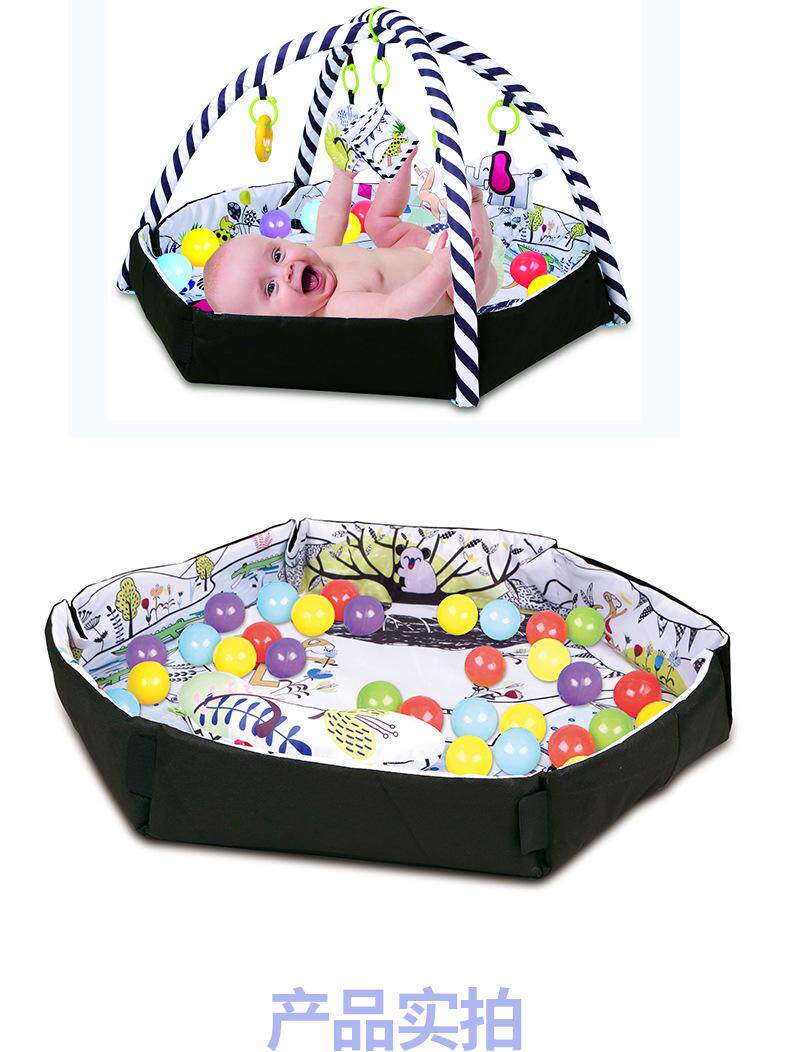 Игровой коврик для детей 健身游戏架宝宝婴儿毯玩具爬行垫0多岁围栏海洋益智功能早教音乐 Other