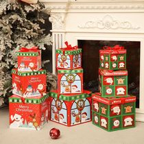Christmas gift box gift box gift box gift package Christmas shopping mall window arrangement Christmas tree decoration