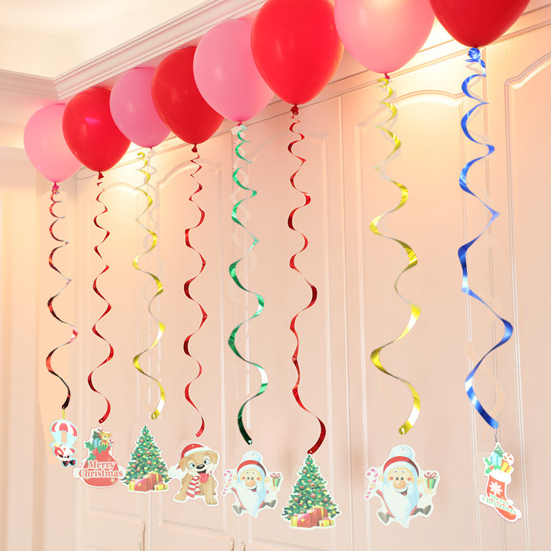 Christmas decoration supplies brush strip wedding party color strip pull flower shopping mall birthday decoration ribbon festival holiday decoration
