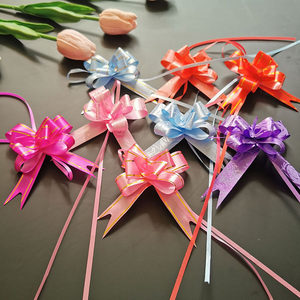 Hand-Pulled Flower Bow Gift Box Gift Birthday Christmas Cake Wedding Ribbon Ribbon Creative Decoration